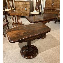 Pair Rosewood Card Tables