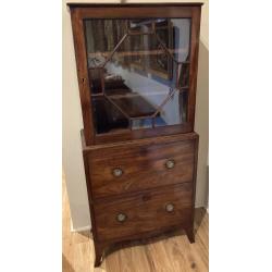 Rare Mahogany Dwarf Bookcase