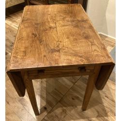 English Elm Dropleaf Table