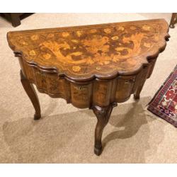 Dutch Marquetry Card Table