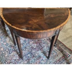 demi lune card table geo iii